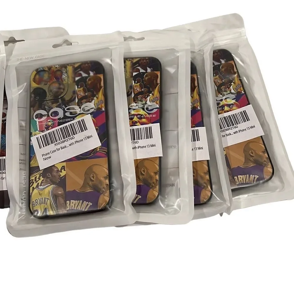 Lot of 11 IPhone 13 mini silicone Kobe Bryant cases New
